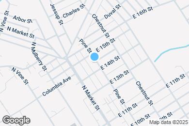 Map image of the property - 1413 Pine St