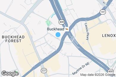 Map image of the property - 1075 Peachtree Rd