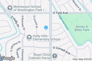 Map image of the property - 2855 S Monaco Pky