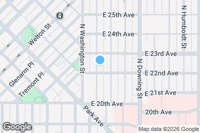 Map image of the property - Dazzling North Capitol Hill home with fenced yard