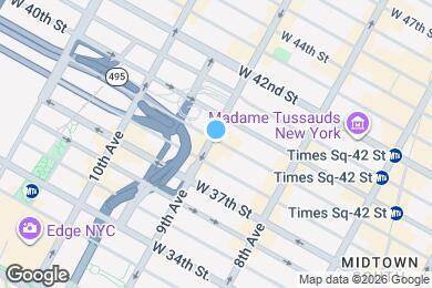 Map image of the property - 356 W 39th St