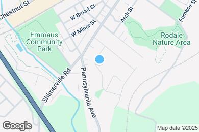 Map image of the property - 1300 Arch St