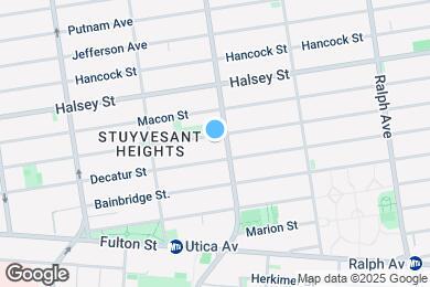 Map image of the property - 436 MacDonough St
