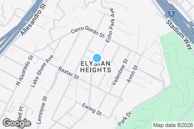 Map image of the property - 2154 Echo Park Ave