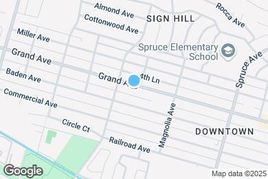 Map image of the property - 657 Grand Ave