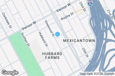 Map image of the property - 1492 Vinewood St