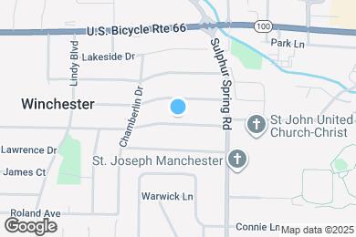 Map image of the property - 401 Hillcrest Blvd