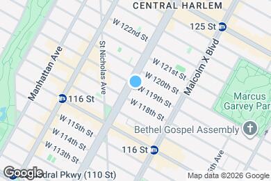 Map image of the property - 1975 Adam Clayton Powell Jr Blvd