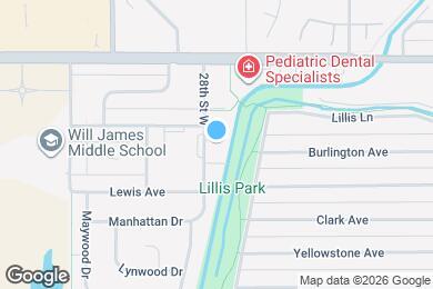 Map image of the property - 1141 28th St
