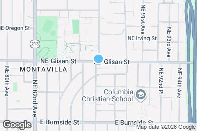 Map image of the property - 8702 NE Glisan St
