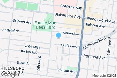 Map image of the property - 2134 Fairfax Ave