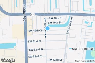 Map image of the property - 4328 SW 49th Ct