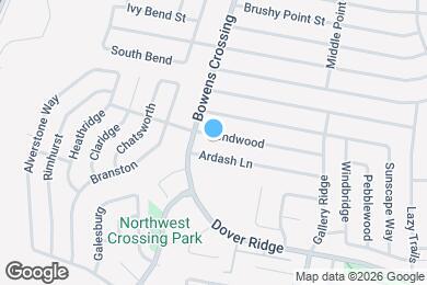 Map image of the property - 9930 Trendwood