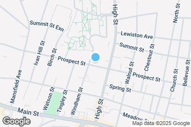 Map image of the property - 325 Prospect St