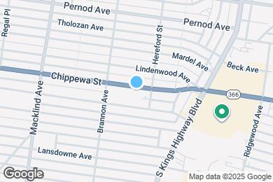 Map image of the property - 5024 Chippewa St