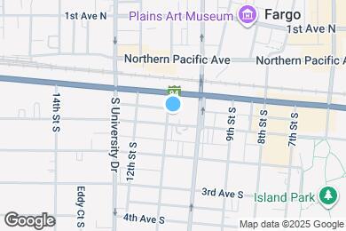 Map image of the property - 1023 Flats