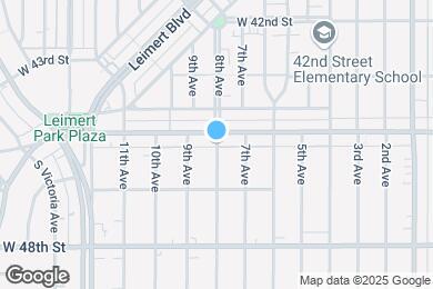 Map image of the property - 4412 8th Ave