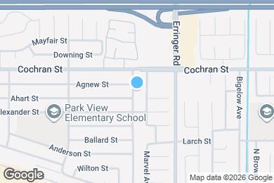 Map image of the property - 2296 Cordero Ave
