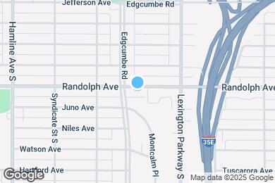 Map image of the property - 1164 Randolph Ave