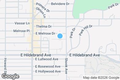 Map image of the property - 1045 Shook Ave