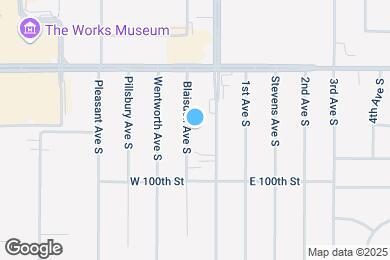 Map image of the property - 9901 Blaisdell Ave S