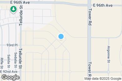 Map image of the property - 9404 Yampa St