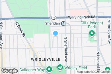 Map image of the property - 3838 N Kenmore Ave