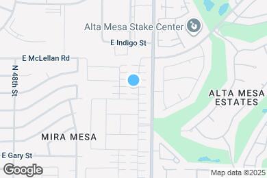 Map image of the property - 1508 N Balboa