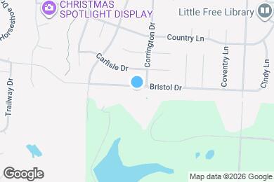 Map image of the property - 1015 Bristol Dr