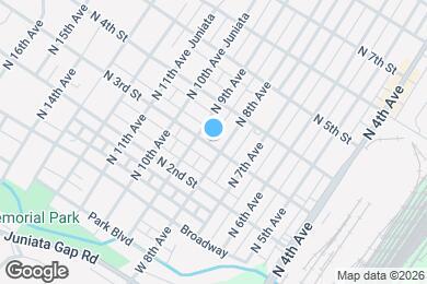 Map image of the property - 806 N 3rd St