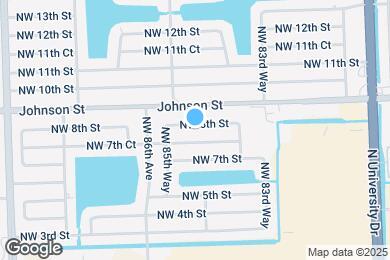 Map image of the property - 8510 NW 8th St