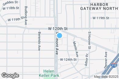 Map image of the property - 12046 S Vermont Ave