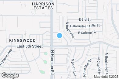 Map image of the property - 9530 E Baker St