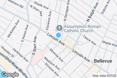 Map image of the property - 566 Lincoln Ave