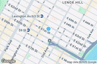 Map image of the property - 252 E 61st St