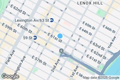 Map image of the property - EAST 61 STREET