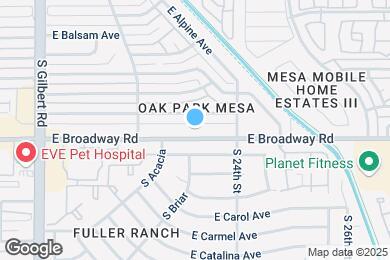 Map image of the property - 2308 E Broadway Rd