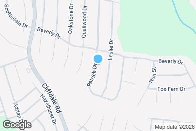 Map image of the property - 1113 Patrick Dr