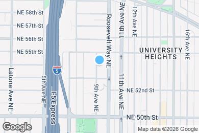 Map image of the property - 5320 9th Ave NE