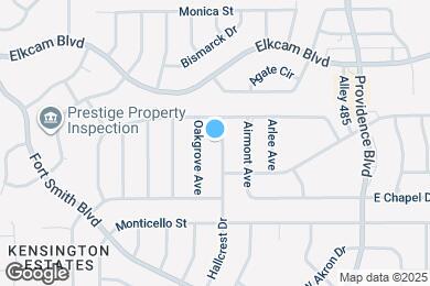 Map image of the property - 1830 Hallcrest Dr