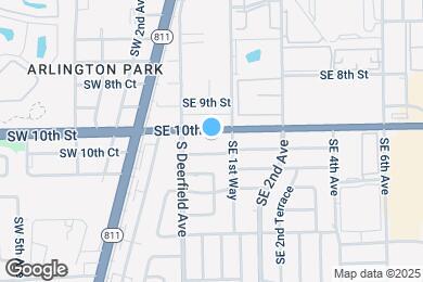 Map image of the property - 104 SE 10th St