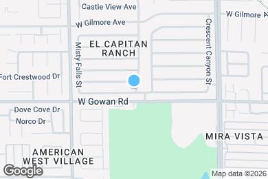 Map image of the property - 8664 Raindrop Canyon Ave