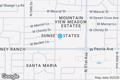 Map image of the property - 5236 W Peoria Ave