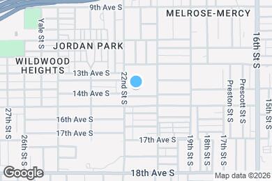 Map image of the property - 2167 14th Ave S