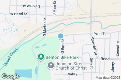 Map image of the property - 1105 S East St