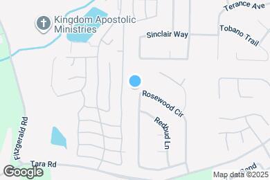 Map image of the property - 603 Rosewood Cir
