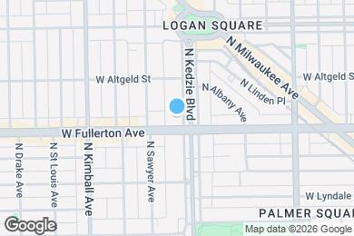 Map image of the property - 2410 N Kedzie Blvd