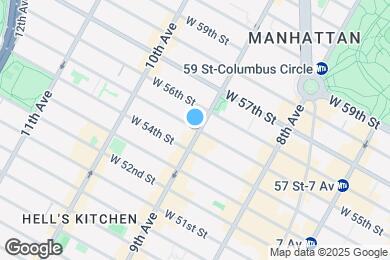 Map image of the property - 400 W 55th St