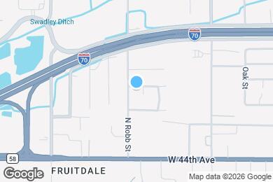Map image of the property - 11340 W 46th Pl