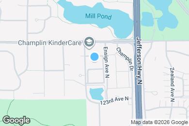 Map image of the property - Bungalows of Champlin